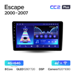 Teyes CC2 Plus 9"для Ford Escape 1 2000-2007