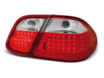 Задние фонари red white led для Mercedes CLK W208
