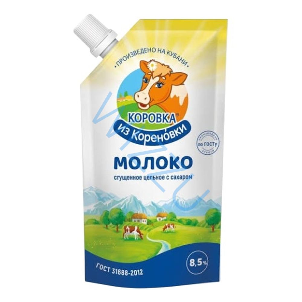 Сгущенное молоко с сахаром Кореновская 8,5% д/п 650г