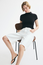 Топ Ponte di Roma с воротником-стойкой - H&M