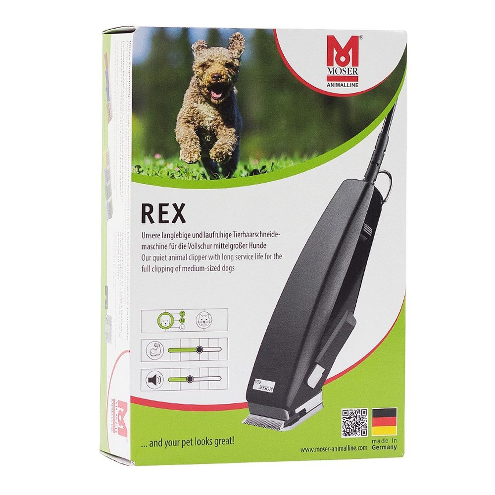 Машинка для стрижки животных Moser Rex, черная (1230-0078) - 9