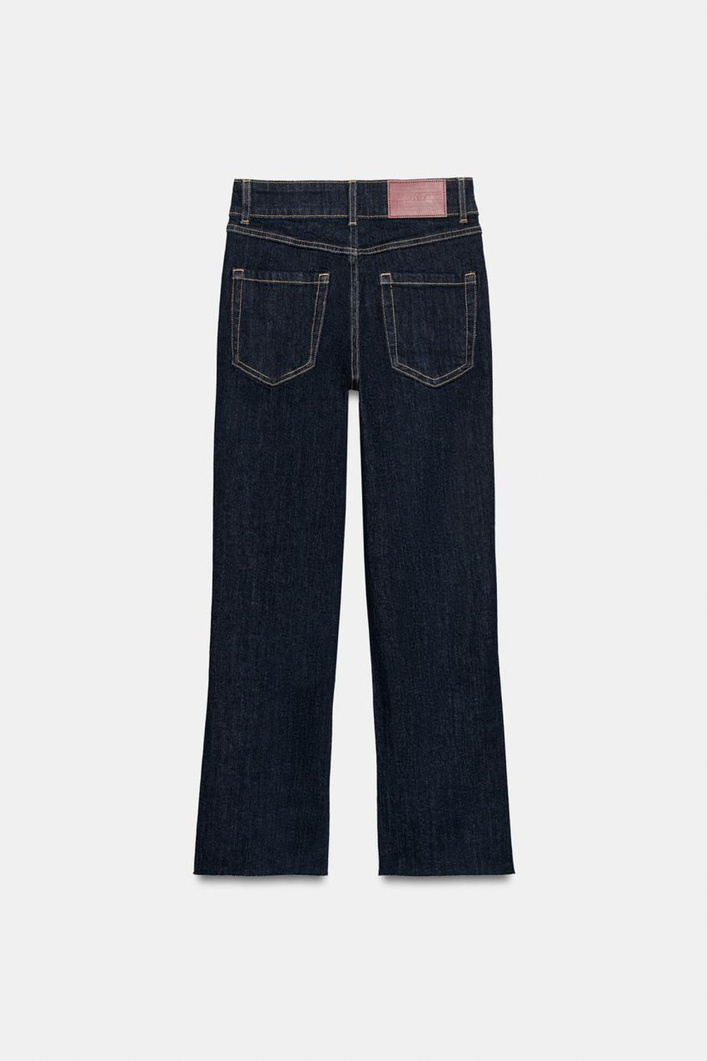 ZARA ДЖИНСЫ Z1975 MINI FLARE С ВЫСОКОЙ ПОСАДКОЙ, СИНИЙ