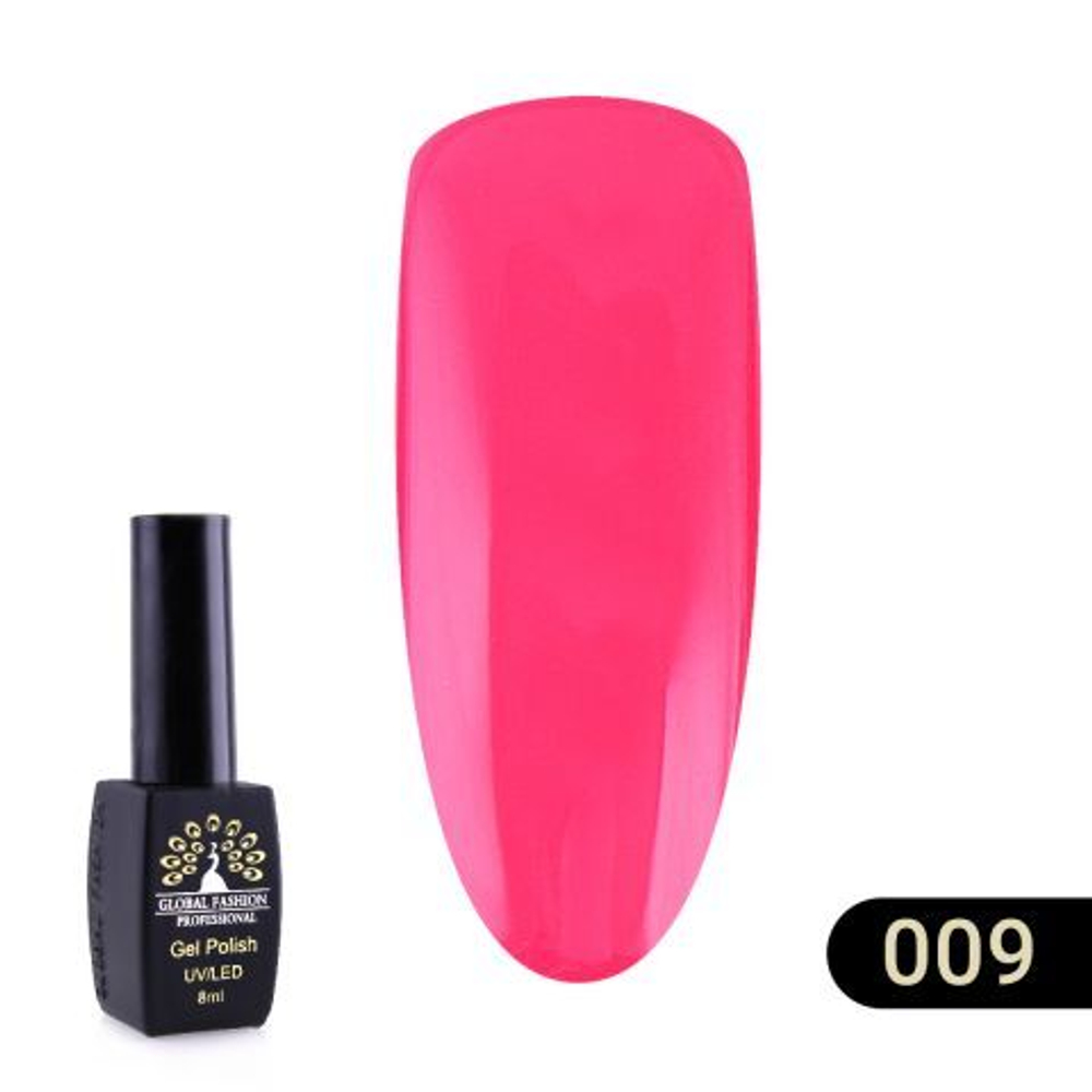 Гель лак BLACK ELITE 009, Global Fashion 8 мл
