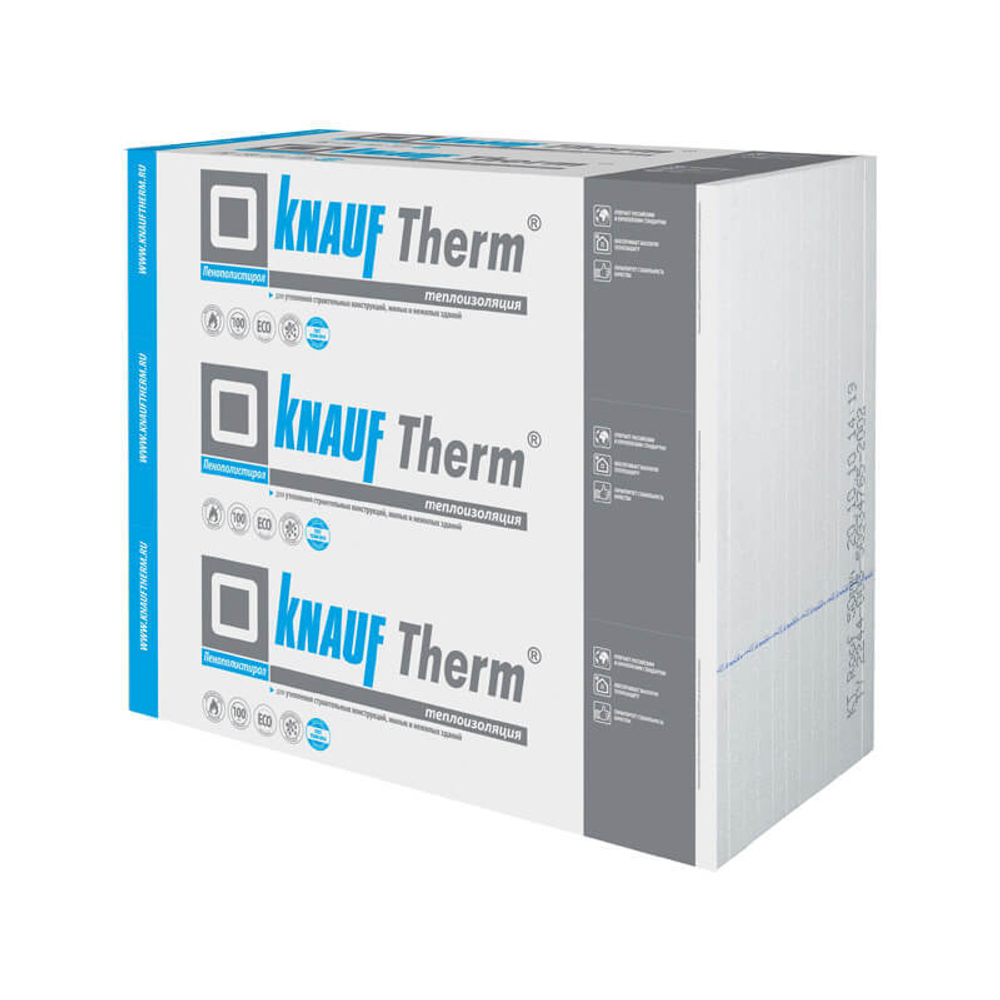 Пенополистирол Knauf Therm Дача, 1200х1000х40 мм, 25 шт
