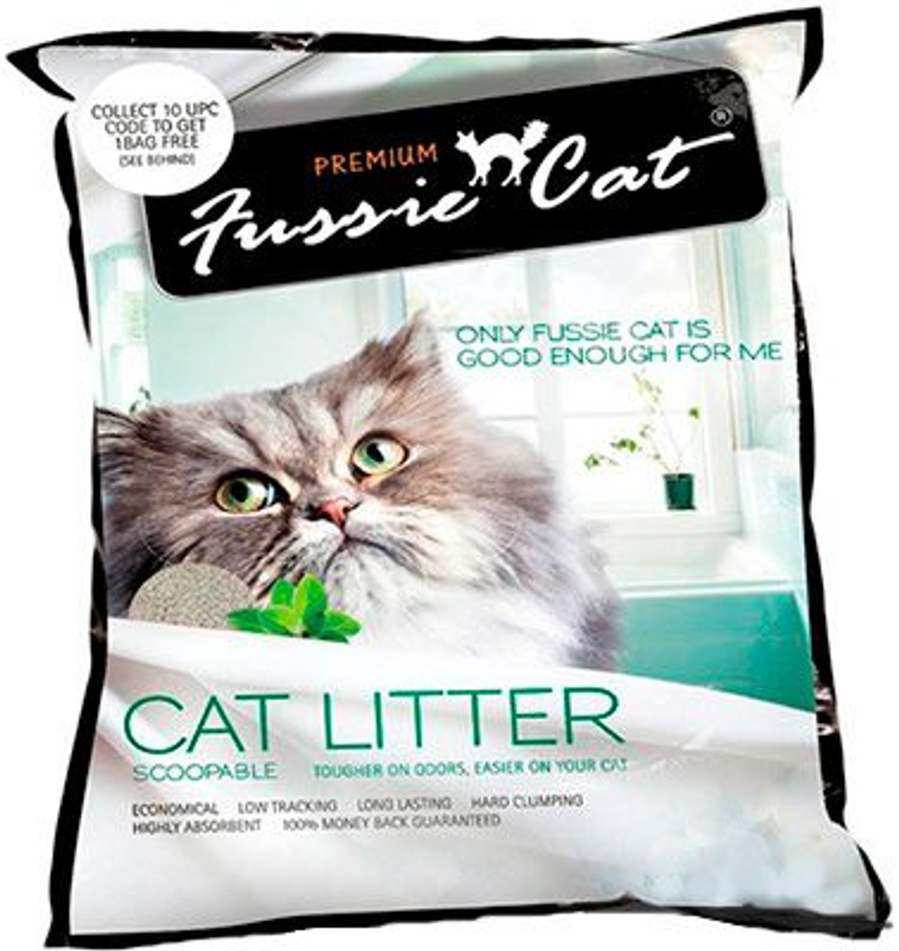 Наполнитель Fussie Cat комкующийся для кошек 5 л