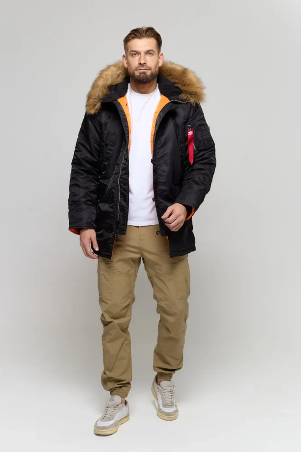 Аляска Slim Fit N3B Parka (иск, мех), Alpha Industries