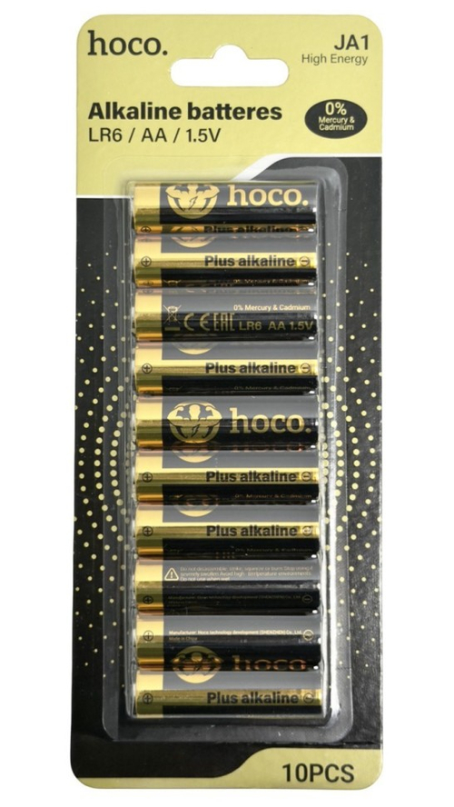 Батарейка алкалиновая Hoco JA1 Alkaline LR6/AA 10шт.
