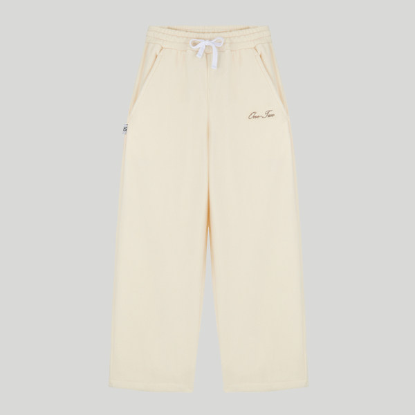 Drawstring Sweatpants Cream