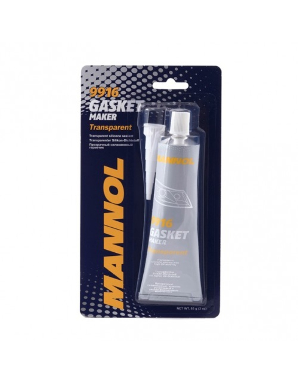 MANNOL 9916 Silicone-Gasket transp (силиконовый) Герметик прокладок 85гр