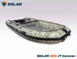 Лодка надувная моторная solar-500 caravan jet tunnel