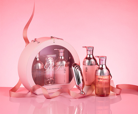 ReFa Milk Protein Pink Hair Care Gift Set | Подарочный набор для ухода за волосами | набор из 4 предметов