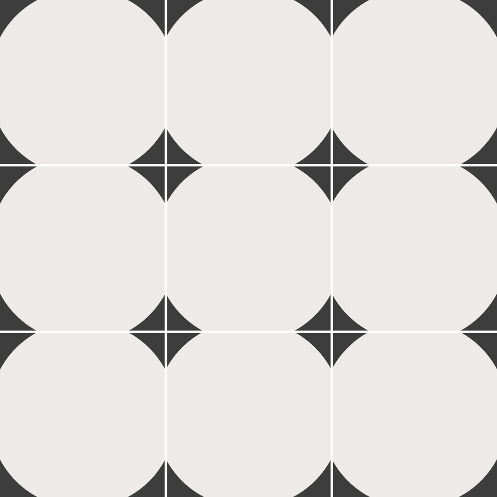 Smile Tile Эклектика Брайтон Черный 20x20