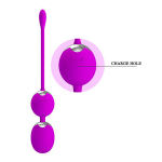 Вагинальные виброшарики 3,4см на сцепке Pretty Love Werner BI-014548