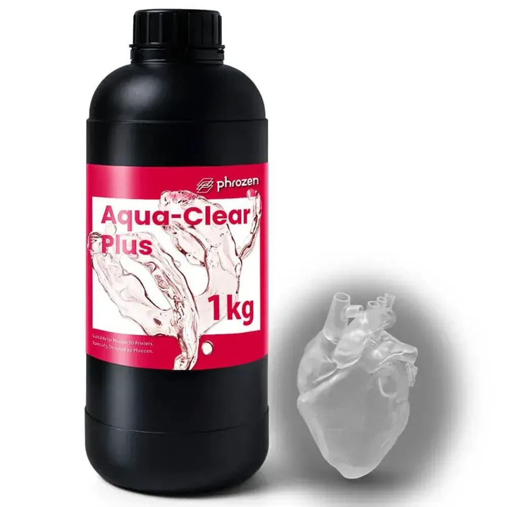 Фотополимерная смола Phrozen Aqua Clear Plus, прозрачная, 1 кг.