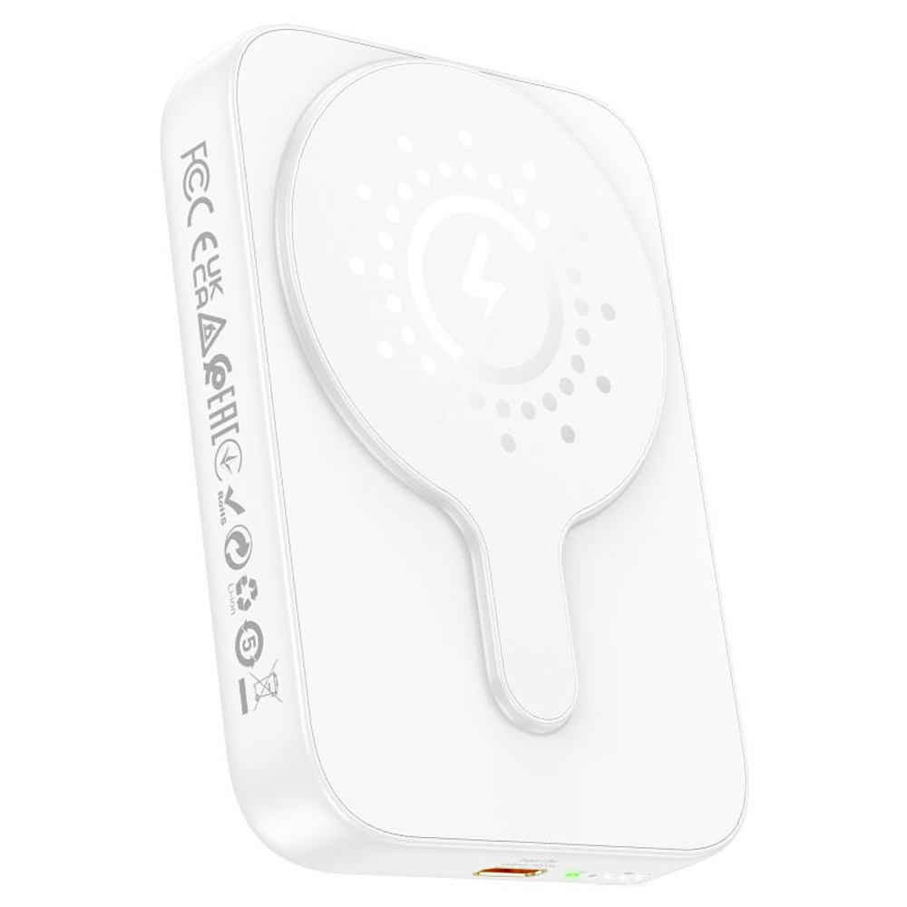 Powerbank с беспроводной зарядкой Hoco J117A Magnetic Wireless 10000mAh 20W чёрный