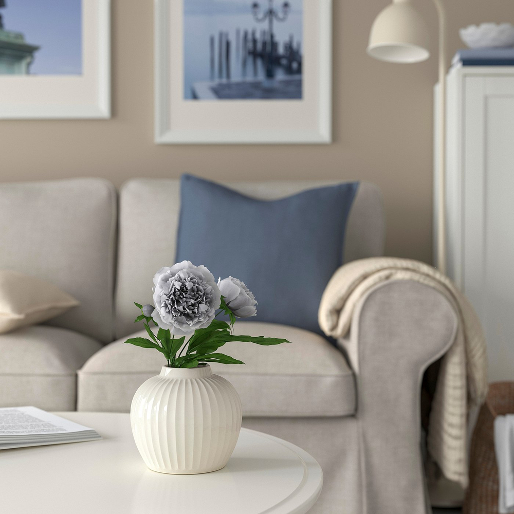 IKEA PELARBJÖRK  (ИКЕА ПЕЛАРБЙЁРК)  -  Ваза - белый, 14 см