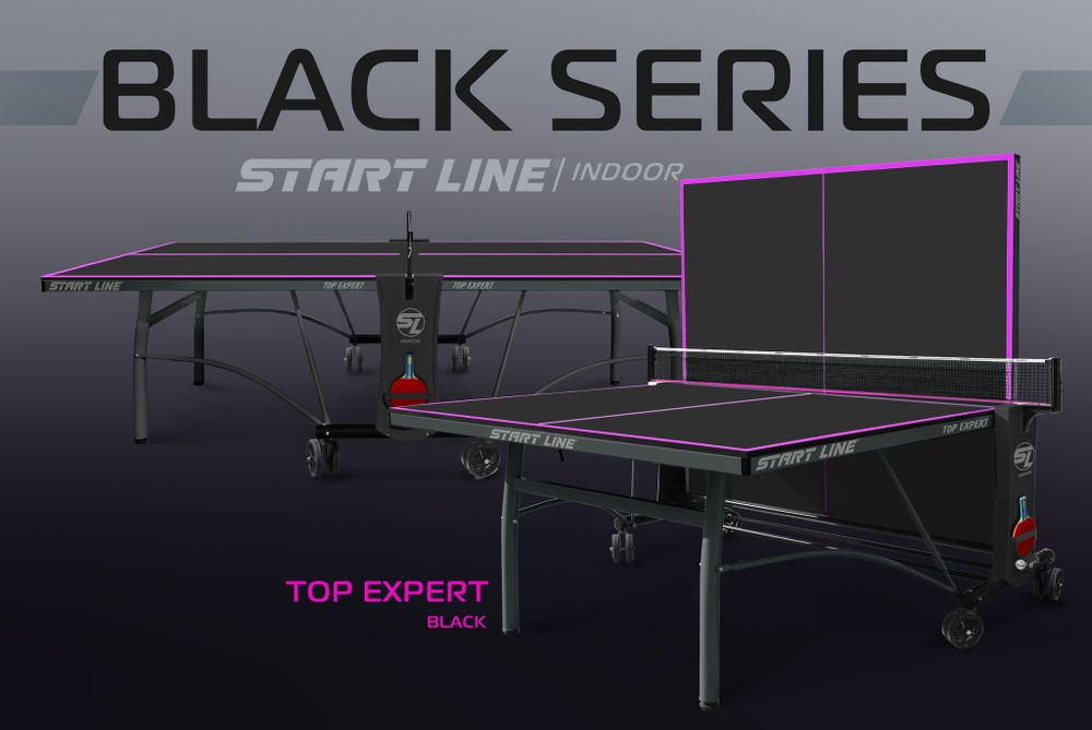 Стол теннисный Top Expert Black