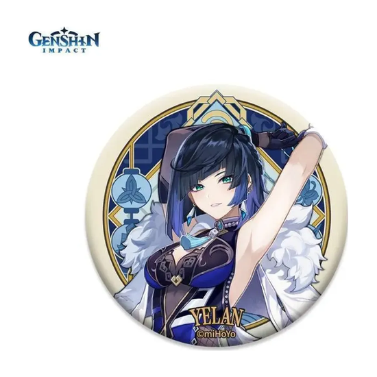 Значок Liyue Harbour Character Can Badge Yelan — Genshin Impact