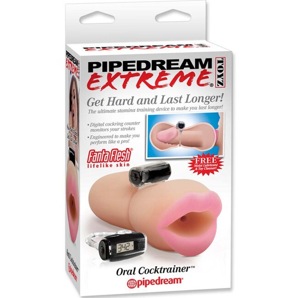 Оростимулятор со счетчиком Oral Cocktrainer (Цвет: телесный)