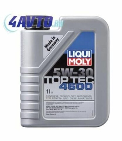 Масло моторное LIQUI MOLY Top Tec 4600 5W-30 синтетическое 1 л  8032 / 2315 / 3755