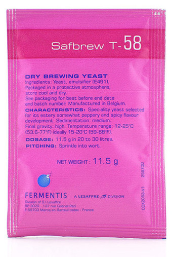 Дрожжи Fermentis "Safale T-58", 11,5 г