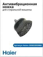 Антивибрационные ножки под стиральную машину Haier 0020300982 (0020300982N)