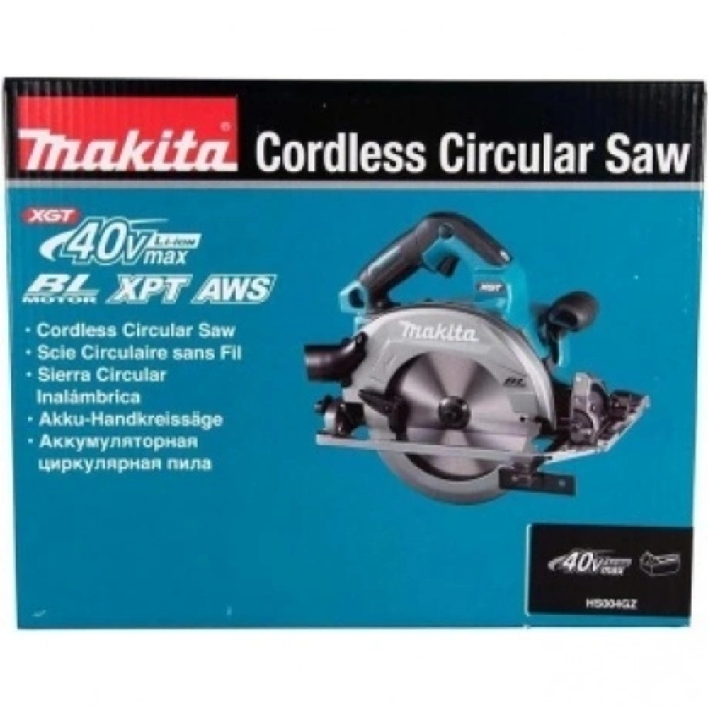 Циркулярная пила (дисковая) Makita HS004GZ (ручная) D диска.:190мм