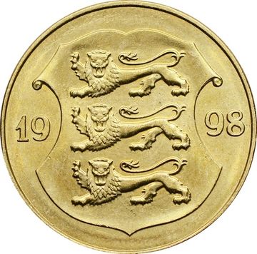 1 крона 1998 Эстония