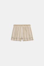 ШОРТЫ ИЗ ФАКТУРНОЙ ТКАНИ В ПОЛОСКУ — ZW COLLECTION — ZARA