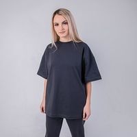 Футболка оверсайз "Графит" унисекс