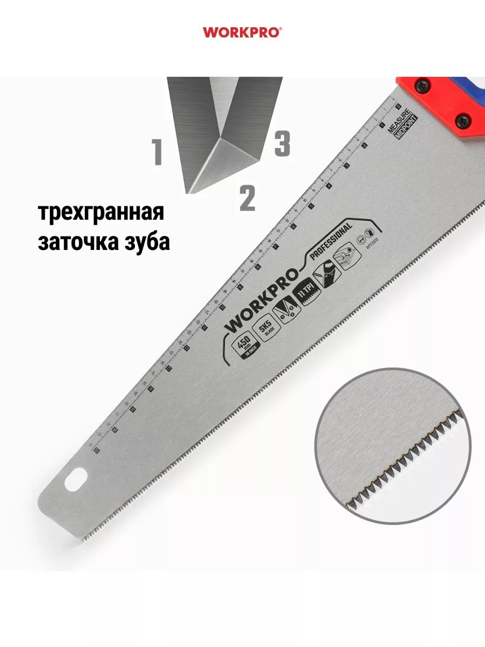 Ручная ножовка WP215002