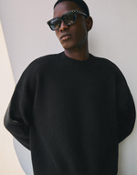 Мужской джемпер boxy fit с круглым вырезом - BERSHKA
