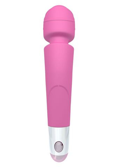 Розовый вибромассажер Soft Touch Body Wand - 20 см. (Цвет: розовый)
