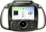 Магнитола для Ford Kuga 2 2012-2019 (без SYNC, рамка с кнопками тип 1) - Teyes CC4L монитор 9" IPS, Android 14, Быстрая, Snapdragon 662, CarPlay, 4G SIM-слот