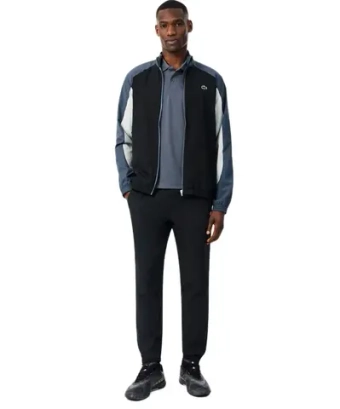 Men's Спортивный костюм Lacoste Sport Printed Colour Block - black/grey