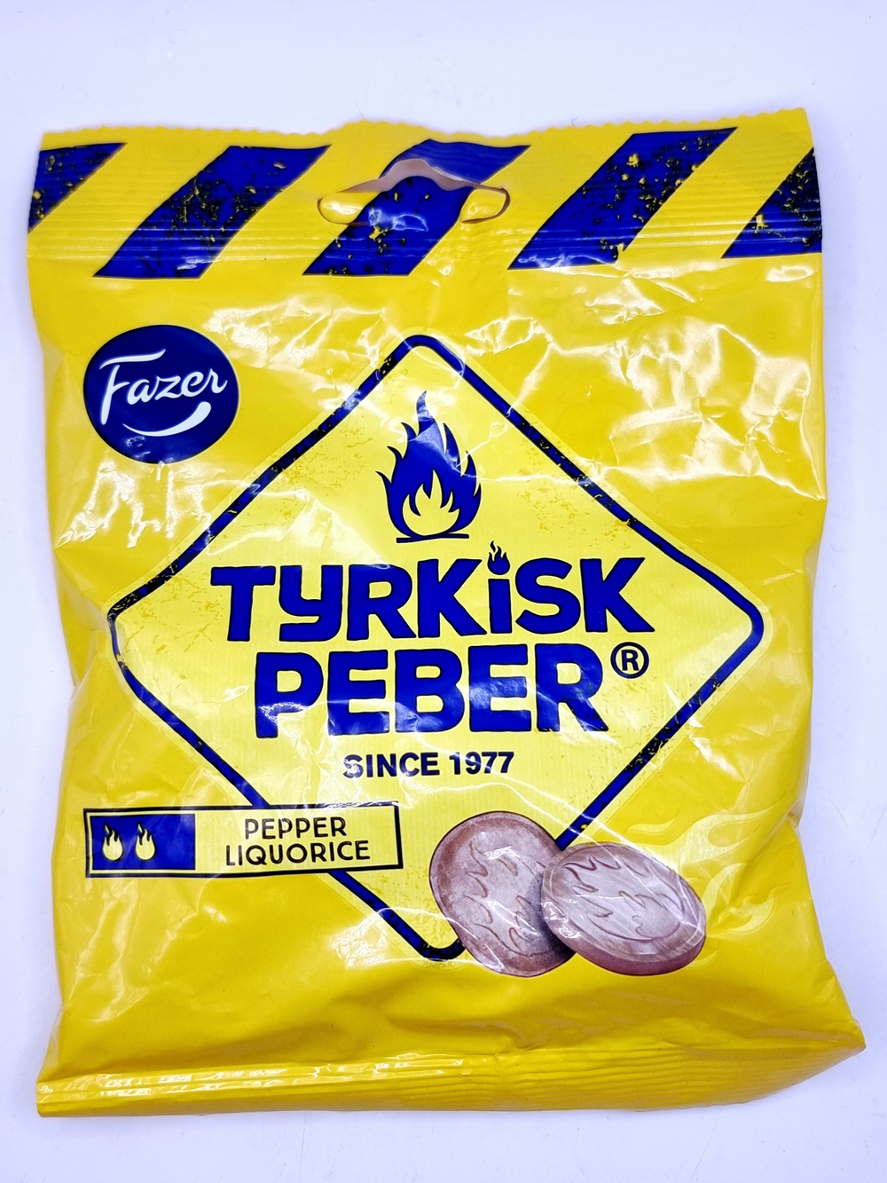 Конфеты леденцы Fazer Turkish Peber Pepper Liquorice 120 г (Из Финляндии)