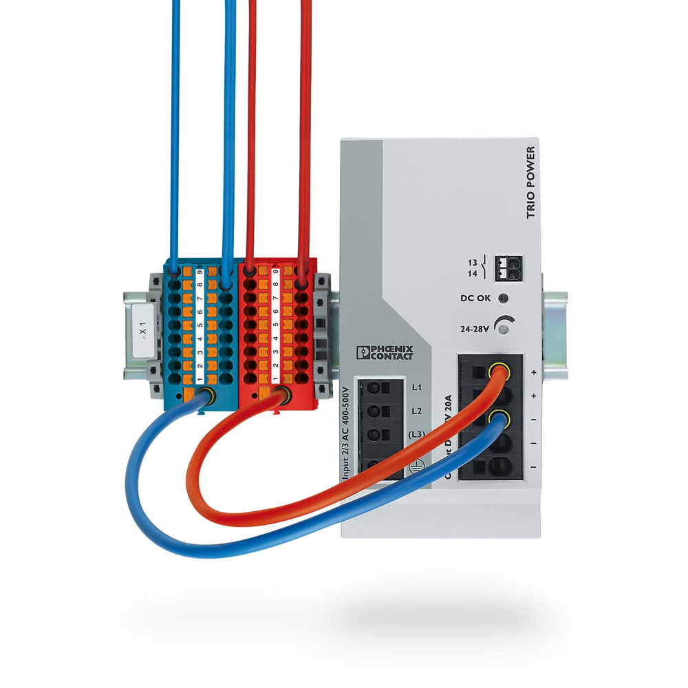 PTFIX 18X2,5-NS35A BN - Распределительный блок 3273186