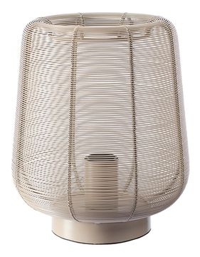 Лампа настольная vinger, D22х26 см, бежевая
