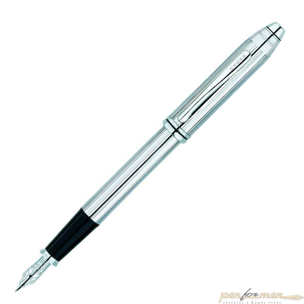 Ручка перьевая Cross Townsend Lustrous Chrome (536-FS)