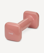 Гантель виниловая STARFIT DB-106 1 кг, терракотовый
