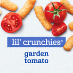 Gerber, Lil' Crunchies®, запечённый злаковый снек, для детей от 8 месяцев, томат, 42 г (1,48 унции)