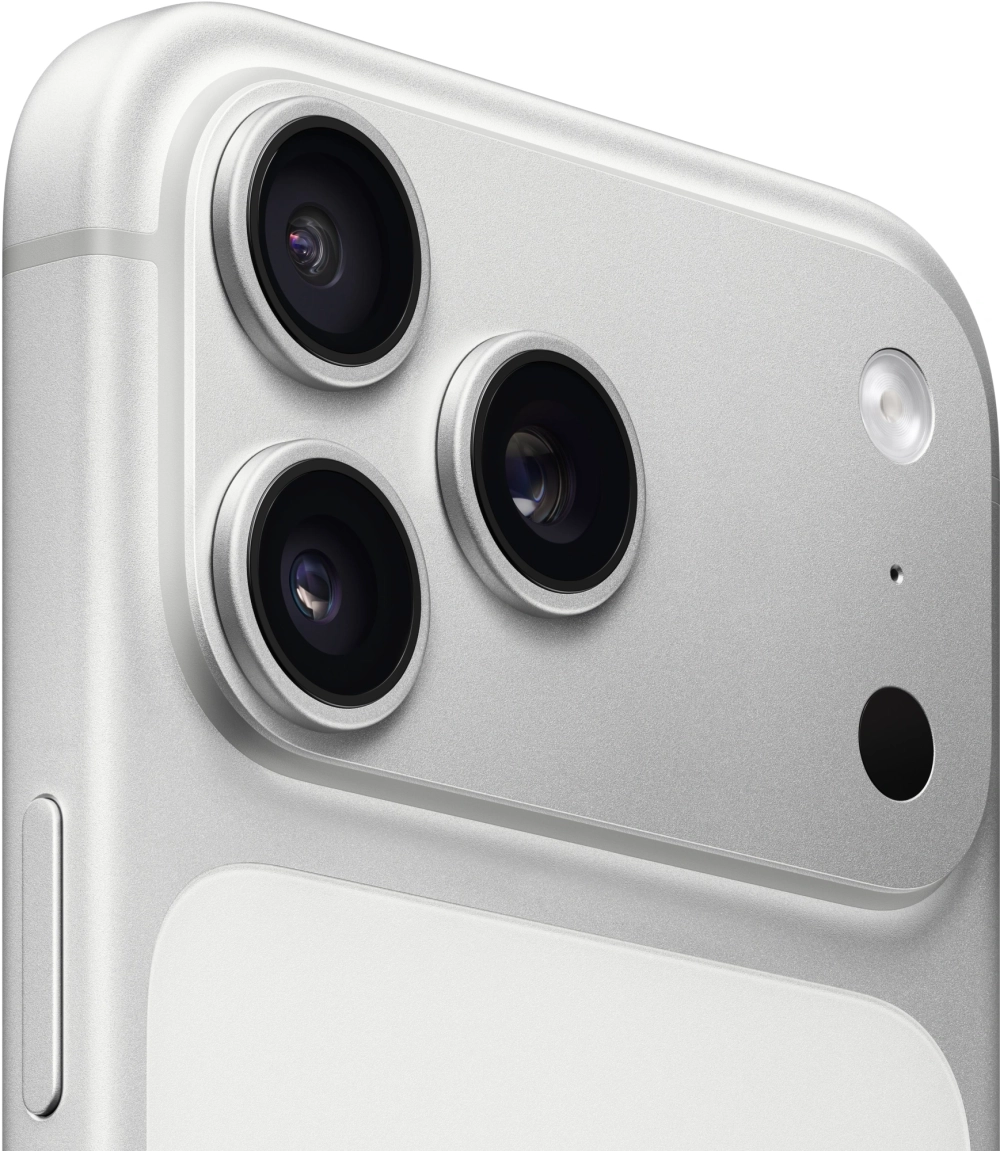 Смартфон Apple A3526 iPhone 17 Pro Max 2Tb серебристый моноблок 3G 4G 1Sim 6.9" 1320x2868 iOS 26 48Mpix 802.11 a/b/g/n/ac/ax/be NFC GPS Protect