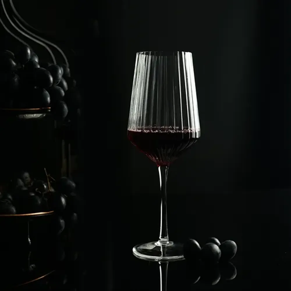 Бокал для вина 485 мл "Streak Optical" d 8,6/6,5 см h24,5 см P.L. - BarWare [6]