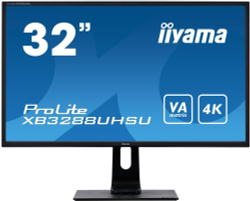 Монитор Iiyama 32;; ProLite XB3288UHSU-B1 3840x2160 VA LED 75Гц 3ms FreeSync HDMI DisplayPort
