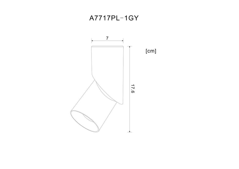 Светильник потолочный Arte Lamp Meisu A7717PL-1GY
