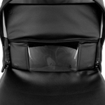 Детская коляска Roan Esso Кожа 3 в 1 с автокреслом Tutis Elo Lux EduSky Black ESSK/210/1 Black /Black/руч.Тем.коричневый