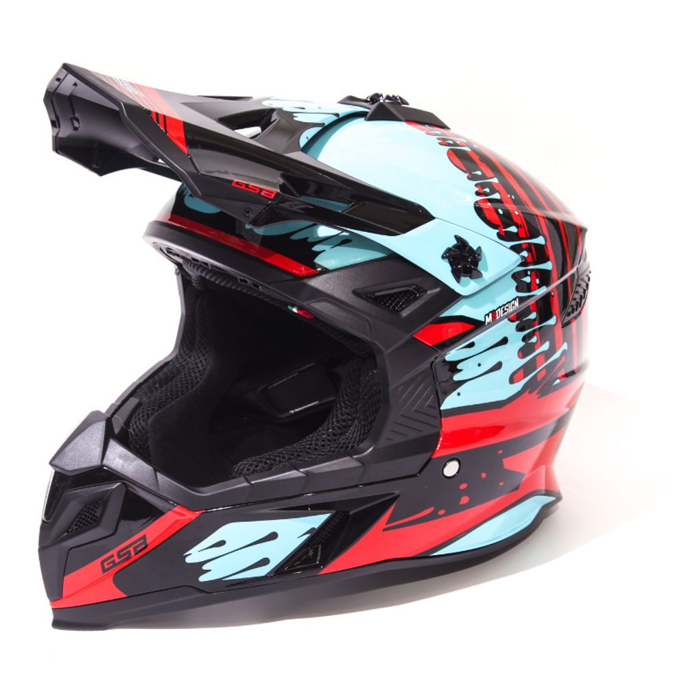 Кроссовый шлем XP-20 GREY RED Кроссовый шлем XP-20 GREY RED