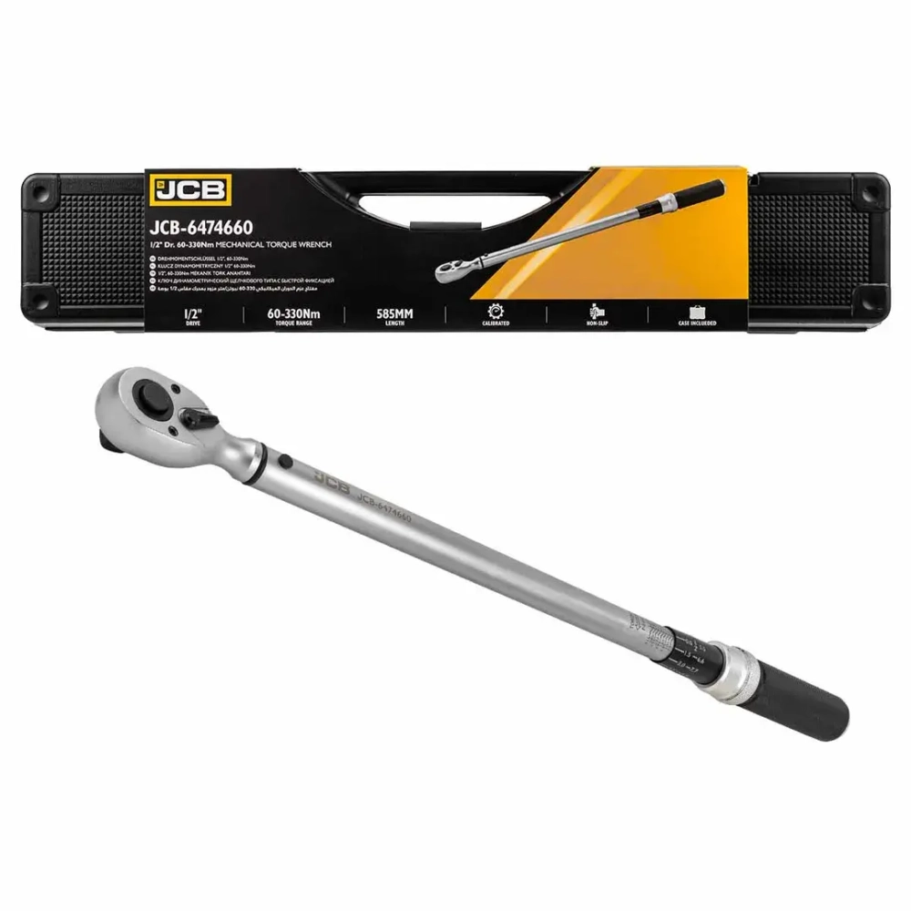 Ключ моментный 60-330Нм, 1/2'' JCB JCB-6474660