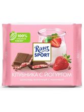 Шоколад молочный Ritter Sport Клубника и йогурт 100 г x 4 шт