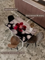 Обеденный стол "Красная орхидея" 90x60 см